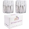 200pcs PANA Cosmetic Make Up Disposable Plastic 2.5" Spatulas Skin