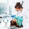 Healifty Tooth Mouth Opener, Stainless Steel Mouth Separator, Cheek Roller,