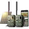 4G LTE Cellular Trail Camera with Pre-installed SIM Card, 2K