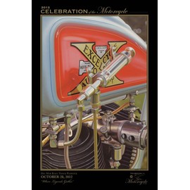 Excelsior Motorcycle Poster Vintage Motorcycle Scott Jacobs Man Cave