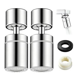 Regadera para Fregadero de Cocina, 2 Modos Extensor de Grifo Giratorio