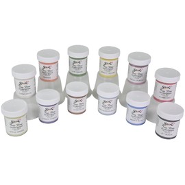 Sax True Flow Underglaze Set, 2 Ounces, Acrylic, Assorted Colors, Set of 12 - 1371407