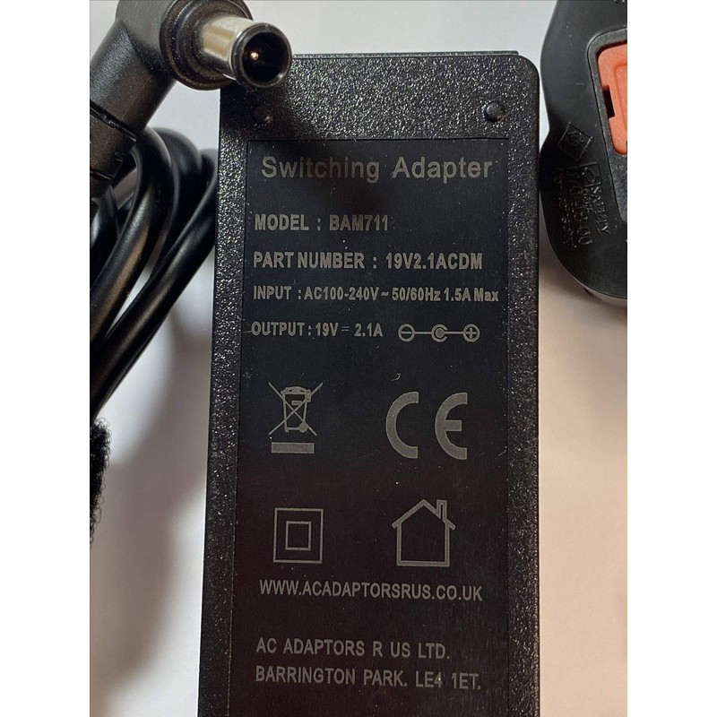 Replacement for 19V 2.0A AC Adaptor Power Supply 4 LG