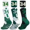 TZTTZT 3 Pair Performance Basketball Socks - 3 Basketball Wristbands