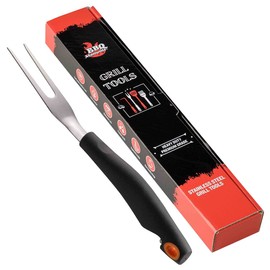 BBQ Moments Carving Fork for Meat and Vegetables, Stainless Steel Barbecue Grill Fork - BBQ Meat Fork