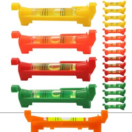 YUZHEDM Line Spirit Level Pack of 20 String Spirit Level Professional Cord Spirit Level 75 x 12 mm Spirit Level Cord Line Level Suitable for Masonry, Plumbers, Drains and Tiles etc.