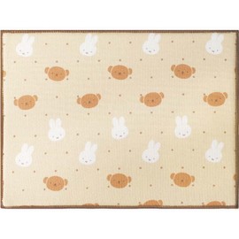 Okato Miffy Miffy Water Absorption Drying Mat, Miffy and Boris, 11.8 x 15.7 inches (30 x 40 cm)