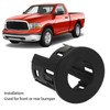 Grcfumo 4 Pcs Parking Assist Sensor Bracket, Black Rear Bumper