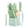 Knife Set, Howashin 15 Pieces Kitchen Knife Set with Built