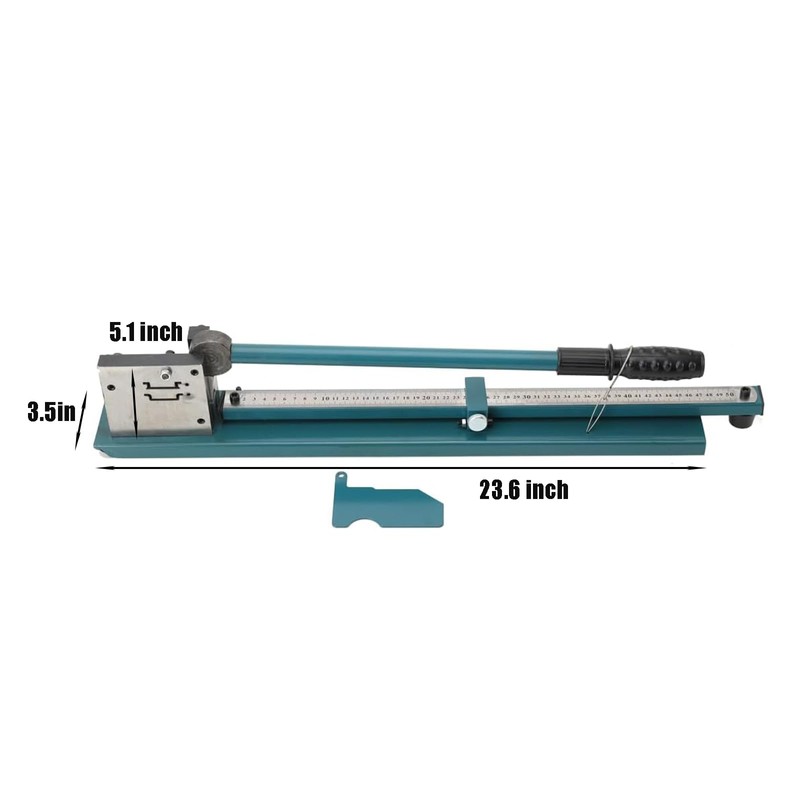 EODSAD Manual Din Rail Cutter, Dual Groove Rail Cutting Tool