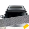 YehVeh 2 Pack Car Windshield Sunshade Vinyl Sticker One-Way Perforated