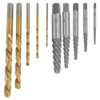 10Pcs Screw Extractor and Left Hand Cobalt Drill Bits Set