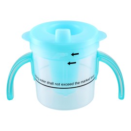 SavvyBloom Dysphagia Cups for Adults 5cc 10cc 15cc, Spill Proof Cups for Adults Elderly People with Swallowing Issues, Dysphagia Regulating Drinking Cup to Prevent Choking (Green)