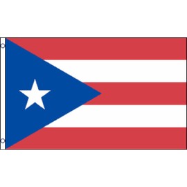 Puerto Rico Flag 2x3ft Poly