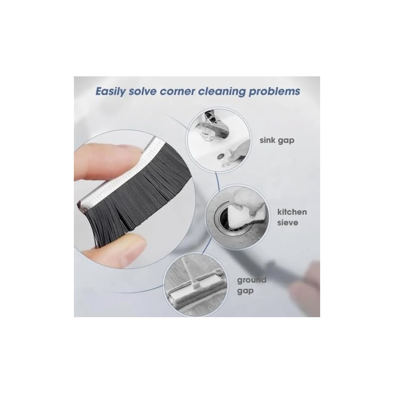 Crevice cleaning brush