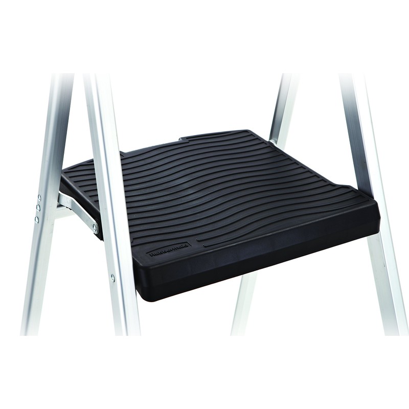Rubbermaid RMA-2 2-Step Lightweight Aluminum Step Stool with Project Top,