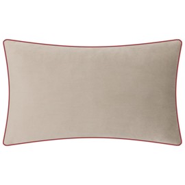 JWH Best Mom Throw Pillow Cover Embroidery Letter Pillow Case Decorative Velvet Cushion Mother's Day Birthday Gift Pillowcase for Bed Sofa Couch Car 12x20 Inch Champagne Tan