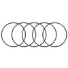 sourcing map Nitrile Rubber O-Rings 140mm OD 132mm ID 4mm