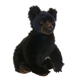 Life-Like Handcrafted Extra Soft Plush Black Bear Cub 16"