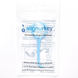 AlignerKey Clear Aligner Ortho Removal Tool for Invisalign by Aligner Key - Blue