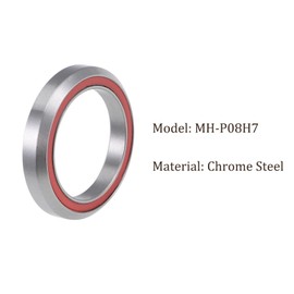 Kozelo 1pc MH-P08H7 Bicycle Headset Bearing - [30.15mm ID x 41.8mm OD x 7mm W] 45°/45° Assembly Angle, Suitable for Industrial Equipment
