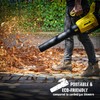 SHOP·AIR 20V Cordless Leaf Blower, 450CFM/110MPH Brushless Blower with Variable