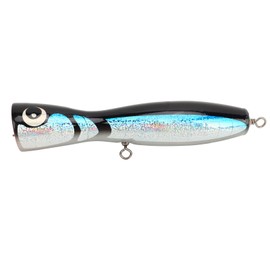 Fishing Lure Top Water Hard Bait Linden Reflective Sea Fishing Artificial Bait for Perch Tuna Giant Trevally Trout Blue