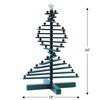 Wood Christmas Tree, 2ft tall ornament display