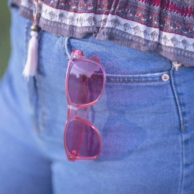 PURPLE CANYON Rose Color Therapy Glasses for Chakra Healing, Chromotherapy,