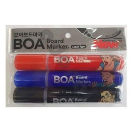 (Cellar Aid) BOA Fresh Ink Board Marker 3-Color Set / (셀러에이드)BOA 생잉크 보드마카 3색set