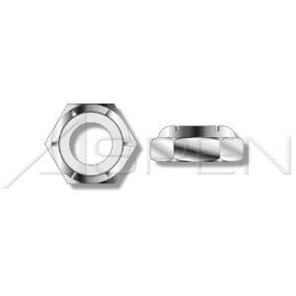 (2000pcs) 1/4"-28, Hex Nylon Insert Lock Nuts, Thin Type, 304 Stainless Steel (18-8), Ships Free in USA
