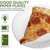 Ask Packaging 100 Paper Plates 23cm - 9 inch Disposable