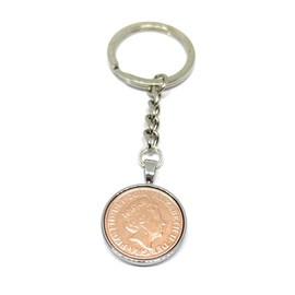 2016 8th Bronze wedding Anniversary 8 year Bronze birthday/Anniversary 2016 Coin Keyring SLV