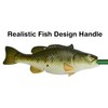 Gibson Fish BBQ Spatula, Includes Bottle Opener and Convenient Hanging