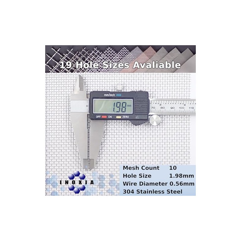 2mm Hole Size - Stainless Steel 304L - Cut Size: