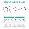 Eyekepper 4 Pairs Reading Glasses Metal Frame +2.25 Reader Eyeglasses