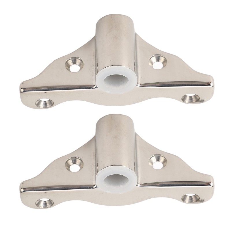 2PCS 1/2in Oarlock Socket 316 Stainless Steel Polished Finish Side