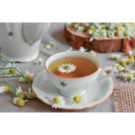Chamomile, Lemon Balm and Rose Blossom Tea 80 Tea Bags Caffeine Free 100% Natural Relaxing Tea Sleep Tea