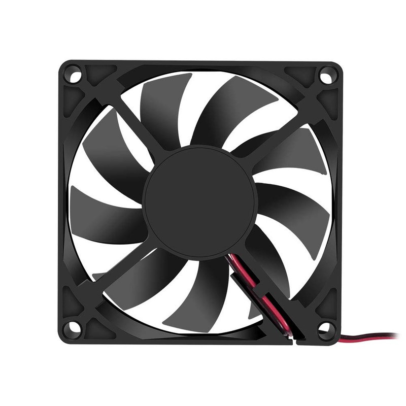 4pcs 80 x 80 x 15 mm Fan 12 V