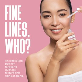 Glycolic Acid & Lactic Acid Peeling Solution - SKIN PERFECTING 30% AHA Liquid, Professional Grade Chemical Face Peel for Acne Scars, Collagen Boost, Wrinkles, Fine Lines - AHA - 1 fl oz