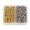 EXCEART 200pcs Needle Point Home Decor Pushpins Gold and Silver