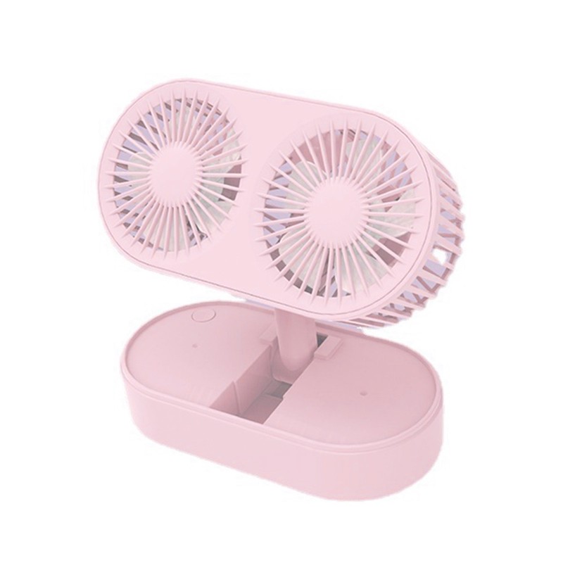 Desktop Double Blade Small Fan USB Mini Folding Desktop 2
