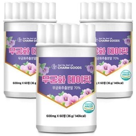 Rose of Sharon Fit Rose of Sharon Fit High-Concentration Rose of Sharon Extract Hibiscus Dayfit Tablets 60 Tablets 3 / 무궁화핏 무궁핏 고함량 무궁화추출물 히비스커스 데이핏 정 60정 3개