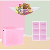 SimpleHouseware Double Laundry Hamper with Lid and Removable Laundry Bags,