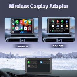 Newest Upgraded CarPlay Ai Box Adapter Supports Wireless Apple CarPlay & Wireless Android Auto Plug and Play