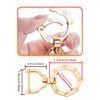 YHC Key Fob Cover Car Key Case Shell with Gold