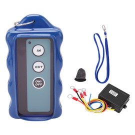 Tbest Winch Control Set, Universal Wireless Winch Remote Control, Electric Winch Control with 434 MHz Receiver for Truck ATV Trailer Remote Control