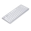 Bluetooth Keyboard Tablet PC Ultra Slim Portable 78 Keys White