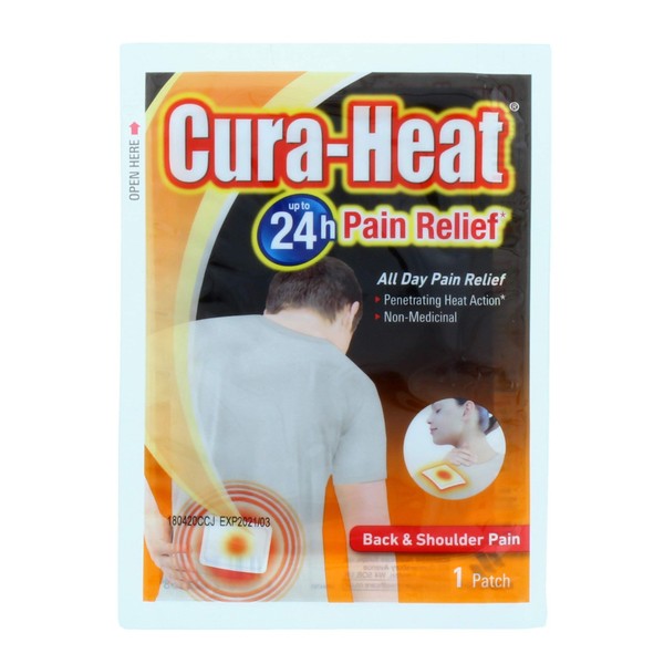 Cura Heat Back Pain Clip Strip