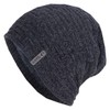 White Fang CA295 Knitted Hat, Casual, Stylish, Fleece-Lined, Autumn, Winter,